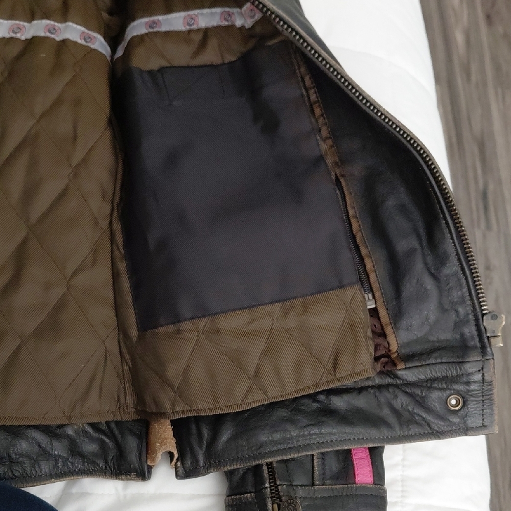 Grateful Dead Leather Jacket - Black and Brown - Picture 7 of 11
